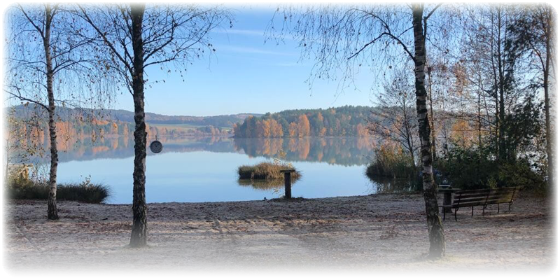 Strand im Herbst